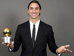 Zlatan Ibrahimovic Guldbollen